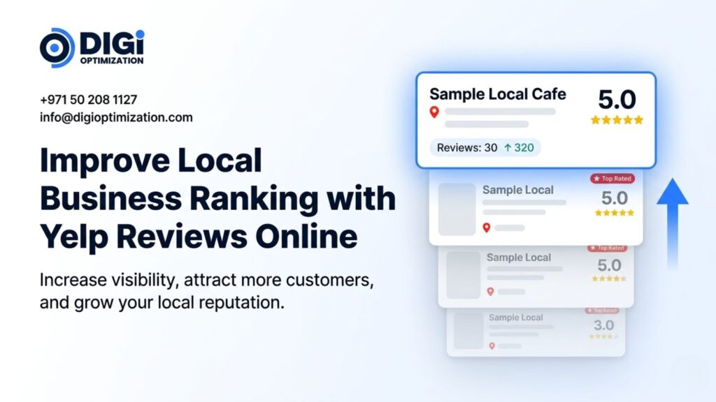 Buy Yelp Reviews Online to Improve Local Business Ranking